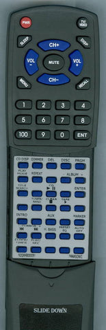 PANASONIC SCAK330 SILVER (SYSTEM) Replacement Remote