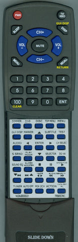 PANASONIC SADK20 Replacement Remote