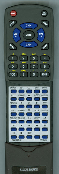 PANASONIC--INSER TCP60GT50 Replacement Remote