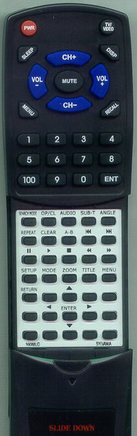 SYLVANIA RTN9068UD Replacement Remote
