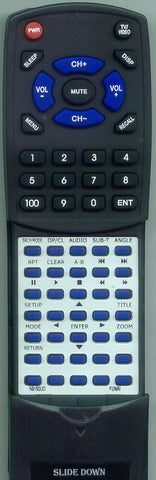 FUNAI N9150UD Replacement Remote
