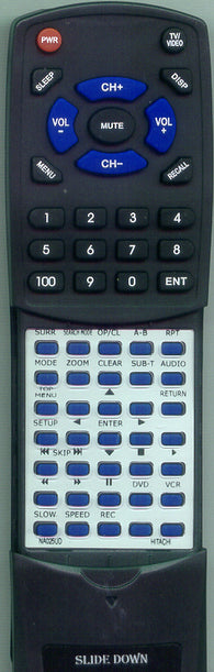 HITACHI TS16905 Replacement Remote