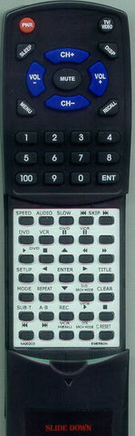 SYLVANIA SRD2900 Replacement Remote