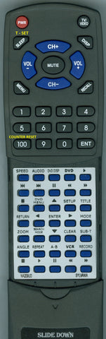 SYLVANIA--INSERT DVC800C Replacement Remote