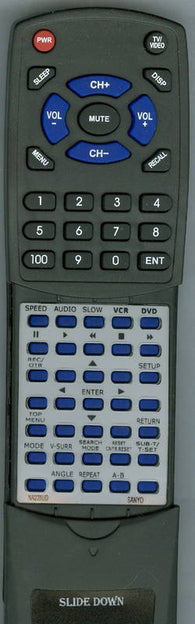 SANYO DVW7100A Replacement Remote