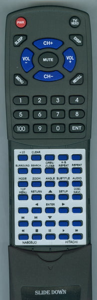 HITACHI TS18852 Replacement Remote