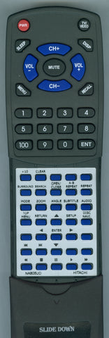 HITACHI TS18852 Replacement Remote