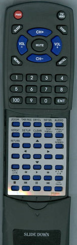 SYLVANIA RTNB090UD Replacement Remote