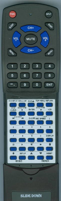 EMERSON DVR90VE Replacement Remote