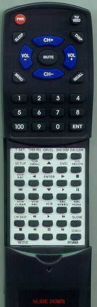SYLVANIA WFR205 Replacement Remote
