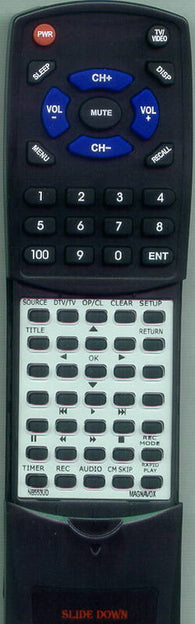 MAGNAVOX ZC350MS8 Replacement Remote