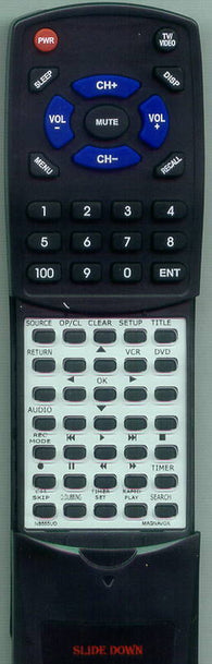 MAGNAVOX ZV450MW8 Replacement Remote