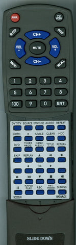 MAGNAVOX NC003UH Replacement Remote