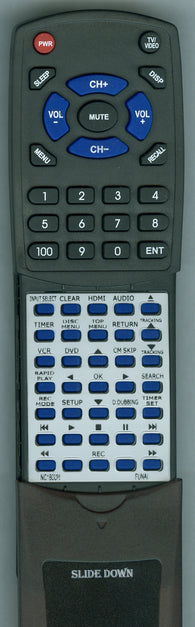 FUNAI- DP100FX5        NC082UH Replacement Remote