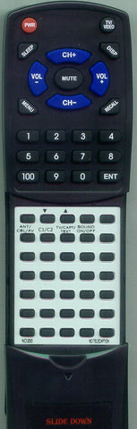 NCI-TELECAPTION- TELECAPTIONII Replacement Remote