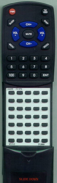 SYLVANIA WFS20M4 Replacement Remote