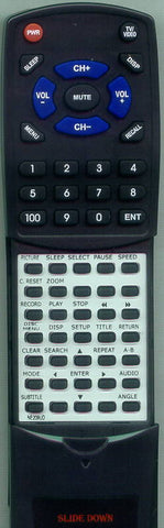 SYLVANIA 6719DD Replacement Remote