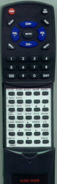SYLVANIA 6719DDS Replacement Remote