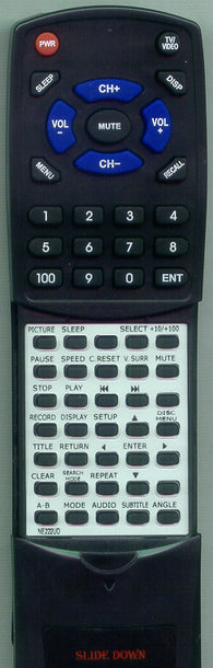 SYLVANIA RTNE222UD Replacement Remote