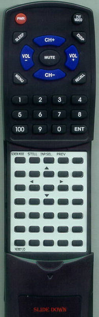 SYLVANIA RTNE801UD Replacement Remote