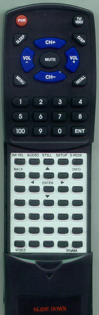 SYLVANIA NF020UD Replacement Remote