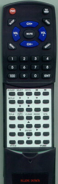 SYLVANIA CD202SL8 Replacement Remote