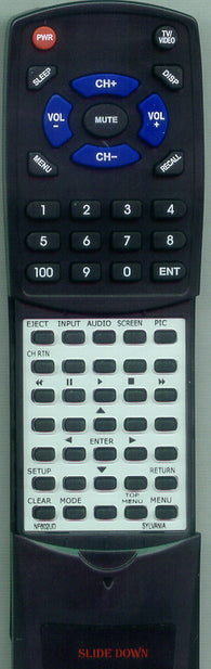 SYLVANIA RTNF602UD Replacement Remote