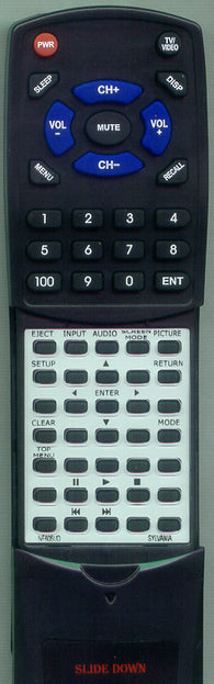 SYLVANIA NF605UD Replacement Remote