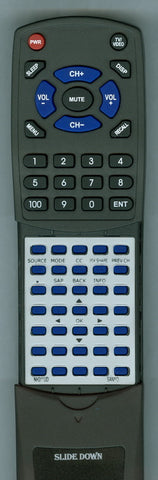 SANYO FW32D06F-B Replacement Remote