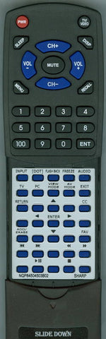 SHARP LC60LE450U Replacement Remote