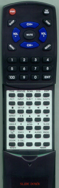 INSIGNIA TV-5620-35 Replacement Remote