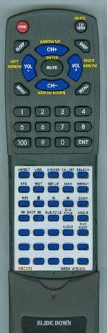 NESA-VISION--INSERT RTNSC101 Replacement Remote