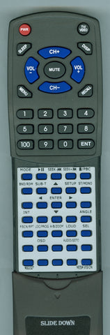 NESA-VISION- RTNSD327 Replacement Remote