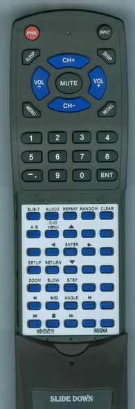 INSIGNIA NS-HDVD18 Replacement Remote