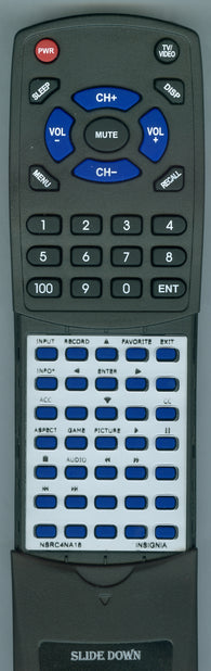 INSIGNIA- NS40D510MX17 Replacement Remote
