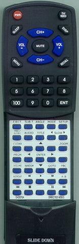 DIRECTED-VIDEO- RTOHD070A Replacement Remote