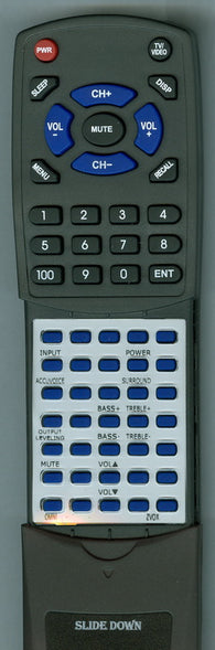 ZVOX- SOUNDBASE350 Replacement Remote