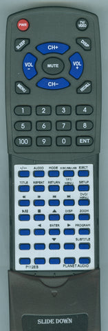 PLANET-AUDIO- RTP112ES Replacement Remote