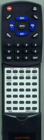 CAMBRIDGE SOUNDWORKS RTP490060 Replacement Remote