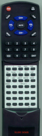 PDI PDIP23LCD MASTER Replacement Remote