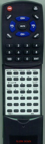 AKAI PDVD150REMOTE Replacement Remote