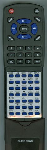 POWER-ACOUSTIK- RTPD710B Replacement Remote