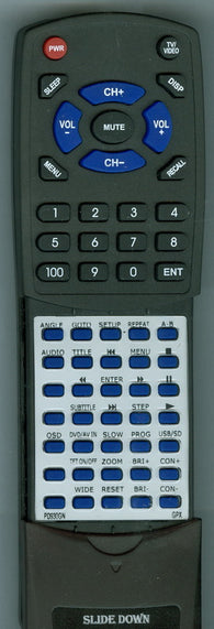 GPX PD930GN Replacement Remote
