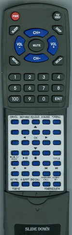 POWER-ACOUSTIK- TI931NB Replacement Remote