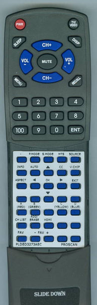 PROSCAN PLDED3273AEC Replacement Remote