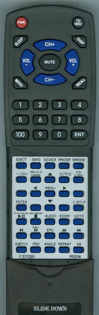 PROSCAN RLDEDV3988-A Replacement Remote