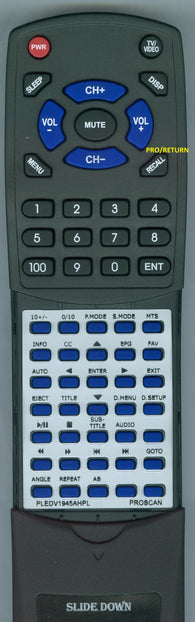 PROSCAN--INSERT PLDEDV3285C Replacement Remote