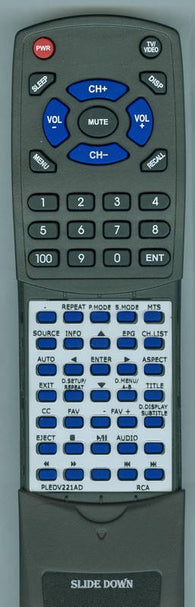 PROSCAN RTPLEDV2213AD Replacement Remote