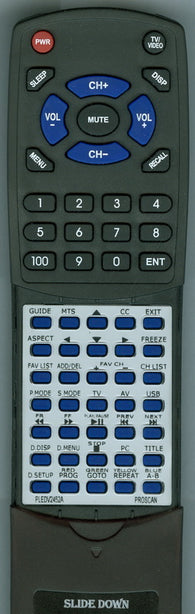 CURTIS INTERNATIONAL RTPLEDV2452A Replacement Remote