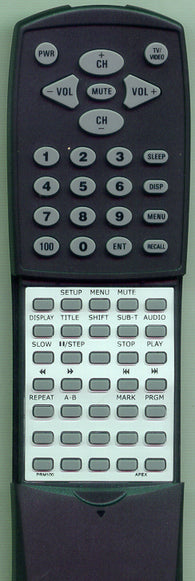 APEX PD100 Replacement Remote